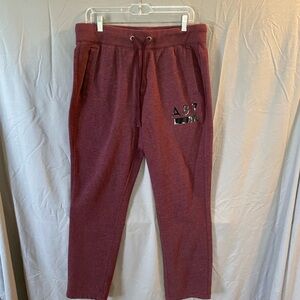 Vintage Aeropostale Burgundy A87 Women's Jogger Track Pants
